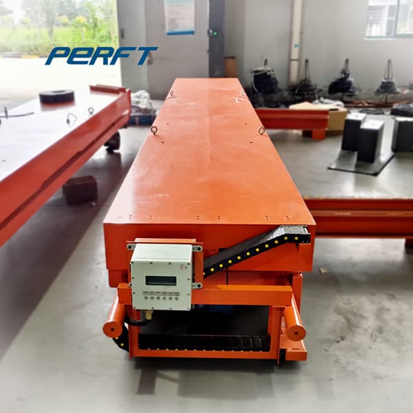 20m/min 3 ton hydraulic lifting rail transfer cart